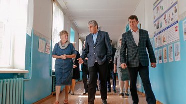 Рабочая поездка С.И.Грачева в западное Оренбуржье